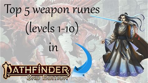 Pathfinder 2E: Enhancing Your Pathfinding Journey with the Weapon Potency Rune